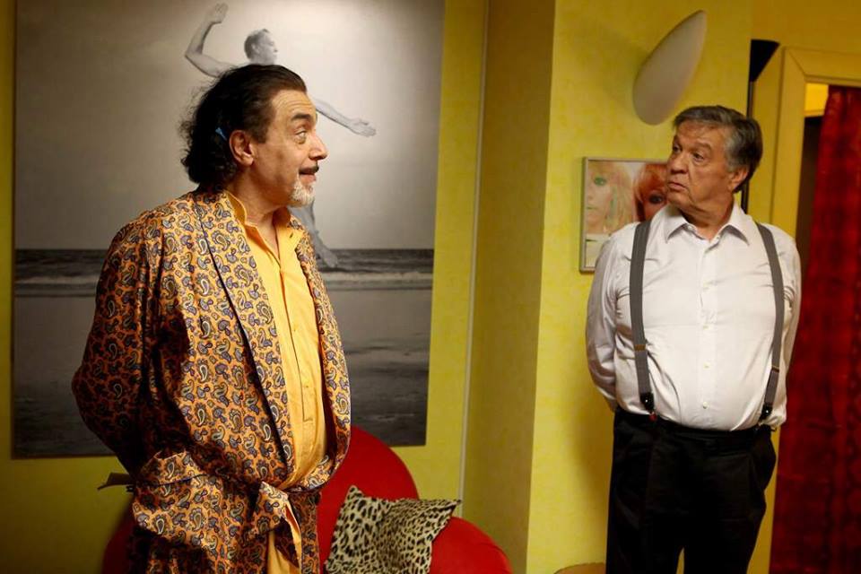 Renato Pozzetto e Nino Frassica indossano capi Villa del Mitia