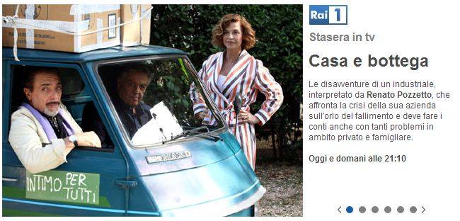 Renato Pozzetto e Nino Frassica indossano capi Villa del Mitia