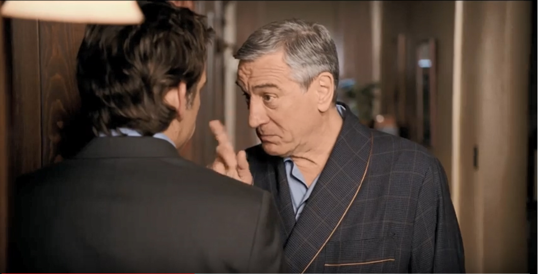 Robert De Niro con Ben Stiller in capi Villa del Mitia
