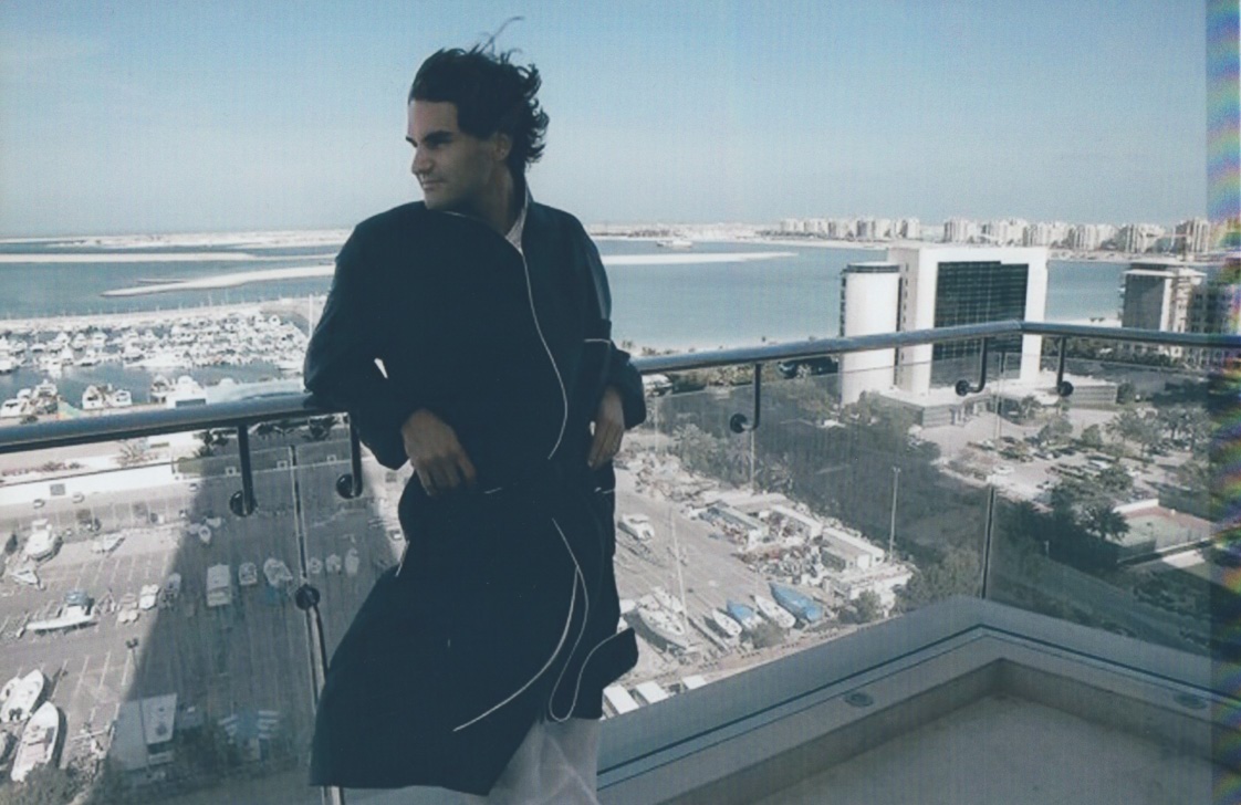 Roger Federer indossa un capo Villa del Mitia